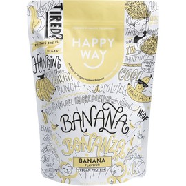 Happy Way Pea Protein Powder - Banana, 500g