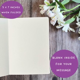 Whitman and Daughter Bowling Greeting Card (5X7 Inch, 1 Premium Card, Blank Inside) also for Bowling Party Invitations or pair with Bowler Gifts - 102