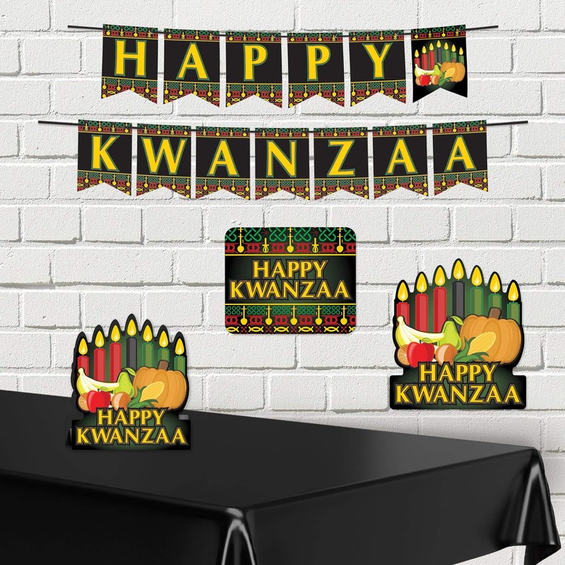 Happy Kwanzaa Streamers Pack of 2