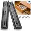 REGUDA Drawer Slides Ball Bearing 3 Folds Full Extension Side