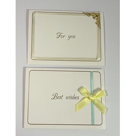 MITAOPY Assorted Greeting Cards with Ribbons, Set of 6
