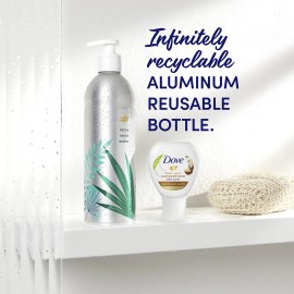 Dove Body Wash Concentrate And Reusable Bottle Starter Kit Pack Of 3 533Oz