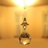 angel suncatcher blue