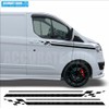 Stickers for Transit Custom Stripes Van Side Stripes Graphics Decals