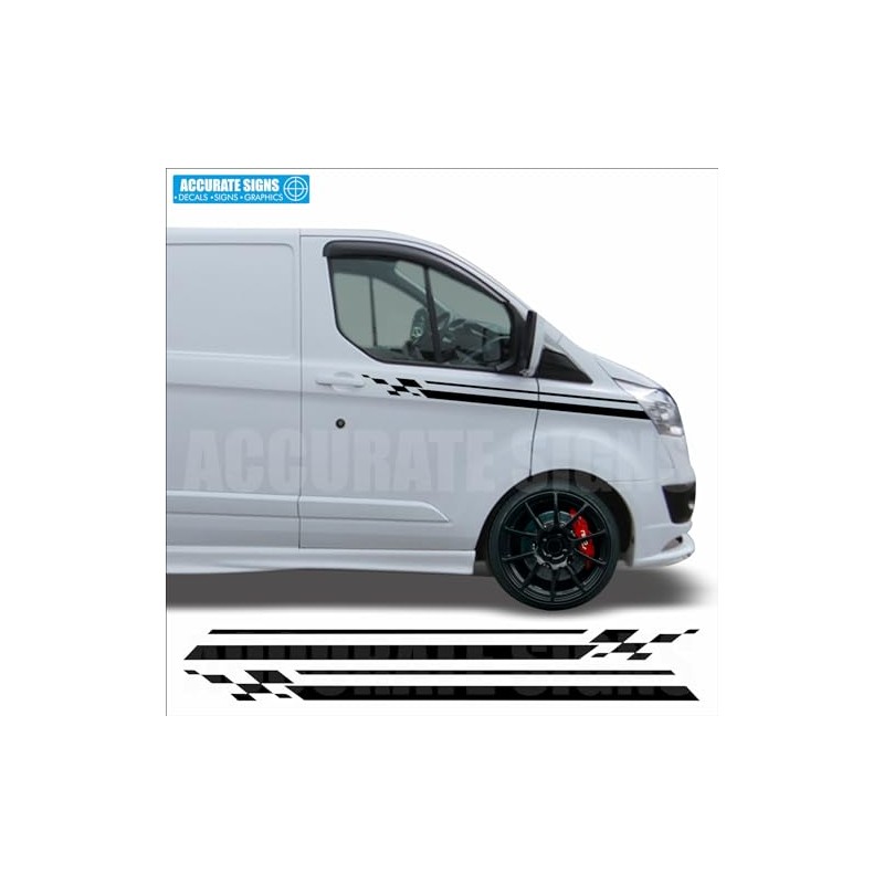 Stickers for Transit Custom Stripes Van Side Stripes Graphics Decals