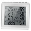 LCD Digital Wireless Indoor/Outdoor Thermometer Hygrometer Four-channel ℃/℉ Temperature Humidity