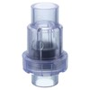 sourcing map UPVC Check Valve, 32mm ID Single Union Check