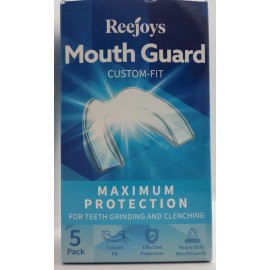 Reejoys Mouth Guard for Grinding Teeth at Night: 6 Pack Moldable Sleeping Night