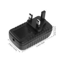 Artibetter Fake Charger Wall Secret Hidden Safe As The Charger Holder Plastic Wall Cash Storage Money Coins Container Case B