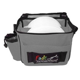 Mint Discs Fade Lite Disc Golf Carrier Bag | Starter Bag with 10+ Disc Capacity | Premium Lightweight Disc Golf Shoulder Strap, GRAY