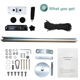 PLAIRC chainsaw - Chainsaw Mill Winch Kit With Winch And Lever Arm Anchor System Increased Chainsaw Mill Advantage Makes Milling Easier And Cut Smoother For Portable Sawmill And Saw Mill