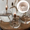Pndeyo 65.6 Ft 1/8''(4mm) Oil Lamp Wicks, Round Cotton Lamp