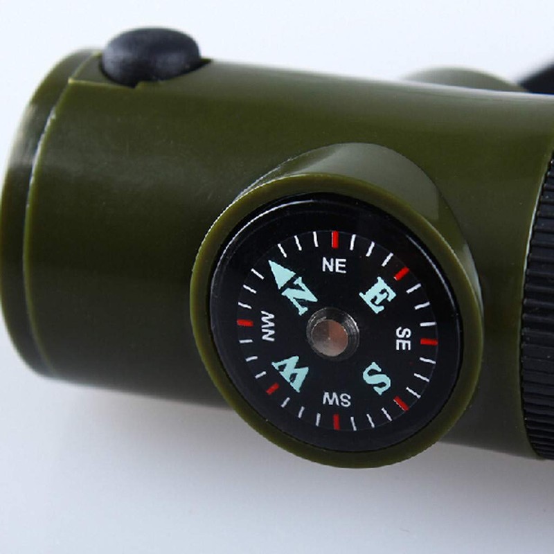 Thermomet 1 Compass Whistle LED Kit Survival Tools Emergency Light