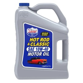 Lucas Oil Motor Oil Hot Rod and Classic Car 10W40 Mineral 5 Quart Jug Set of 3