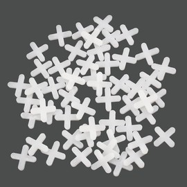 Tile Cross,1000 pcs Tile Spacers Tiles Cross Spacers Tile Leveling System Slab Spacers Plastic Cross Shaped Flooring Tiling Tools,for Accurate Tile Positioning DIY Paving Tiling Garden Wall Tiler（5mm）