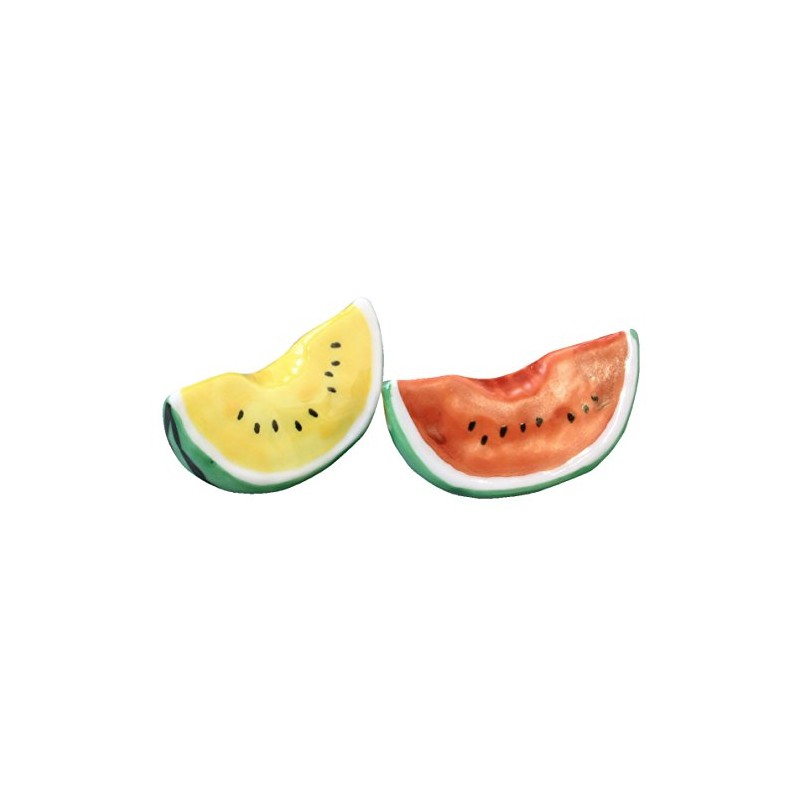 Kyo Ware HYS415 Kiyomizu Ware Yoshizan Chopsticks Rest Pair Watermelon