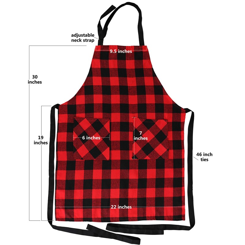 Iconikal Bib Apron With 2 Pockets For Men & Women,