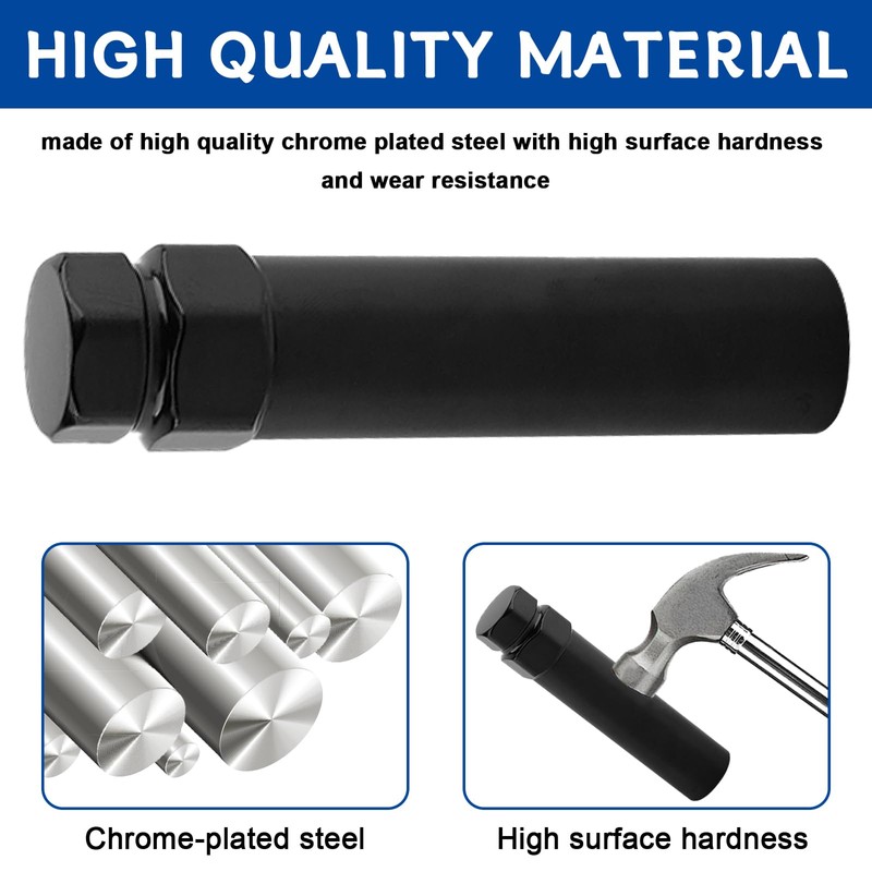 Small 6 Spline Lug Nut Socket,Wheel Lock Key for 19