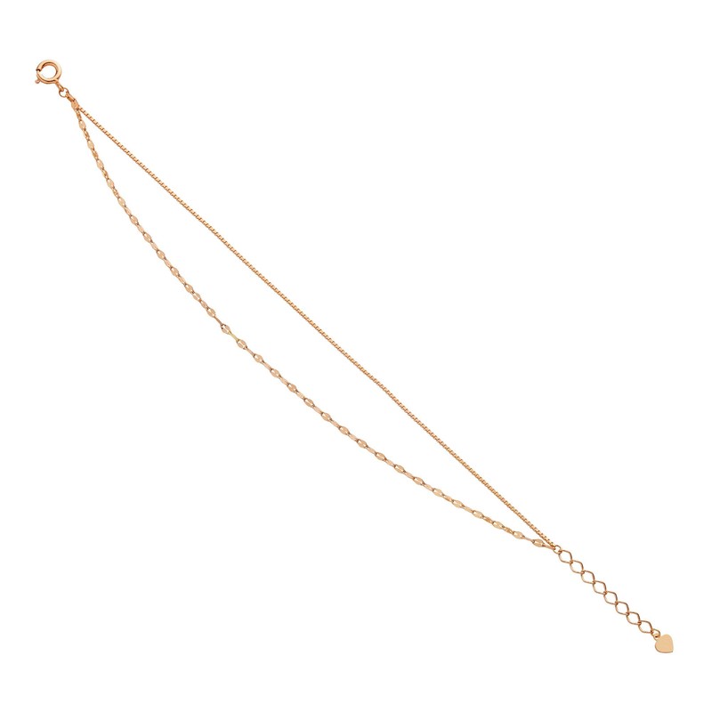 VA VENDOME AOYAMA SV925 GS_B0092LSSI Chain Bracelet, One size, Silver