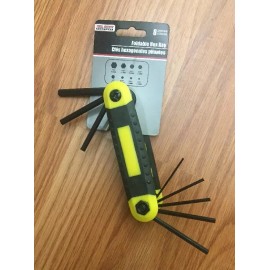 FOLDABLE HEX 8 PIECE SET ALLEN WRENCH NEW