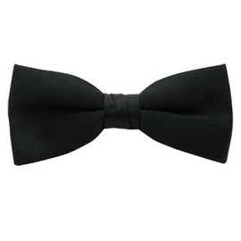 Black Satin Sheath Type Bow Tie Bow Tie bc00035