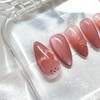 Rabbit Magnet Nail Tips - Coffin / 토끼 자석 네일팁