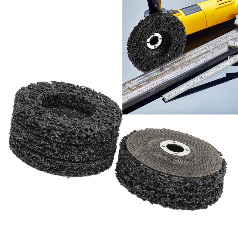 5Pcs Strip Discs Stripping Wheel Black 4 Inch for Stainless