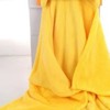 Yellow Lion Infant Flannel Blanket Stuffed Animal Head Baby Blanket