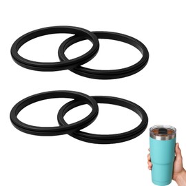Compatible with YETI Rubber Seal Replacement,Leak-Proof O Ring Replacement Gasket for YETI Lid,Silicone Gaskets for 10 oz Lowball 20 oz Tumbler,10/24 oz Mug,25 oz Straw Mug.