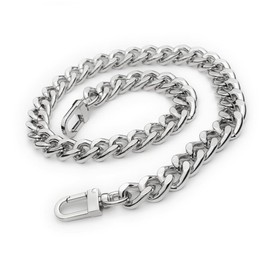Chunky Purse Chain Replacement Shoulder Strap Bag Chain (16mm) - Silver 22"