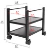 J JACKCUBE DESIGN 2 Tier Computer Tower Stand for Desktop