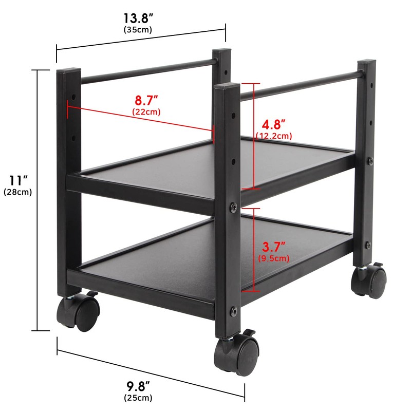 J JACKCUBE DESIGN 2 Tier Computer Tower Stand for Desktop