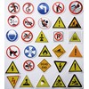 50Pcs Traffic Signs Decals Funny Traffic Warning Signs Stickers Workplace