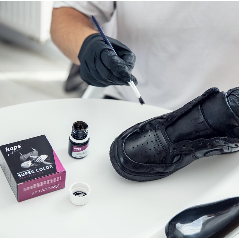 Dye With Primer For Natural And Synthetic Leather Shoes, Kaps