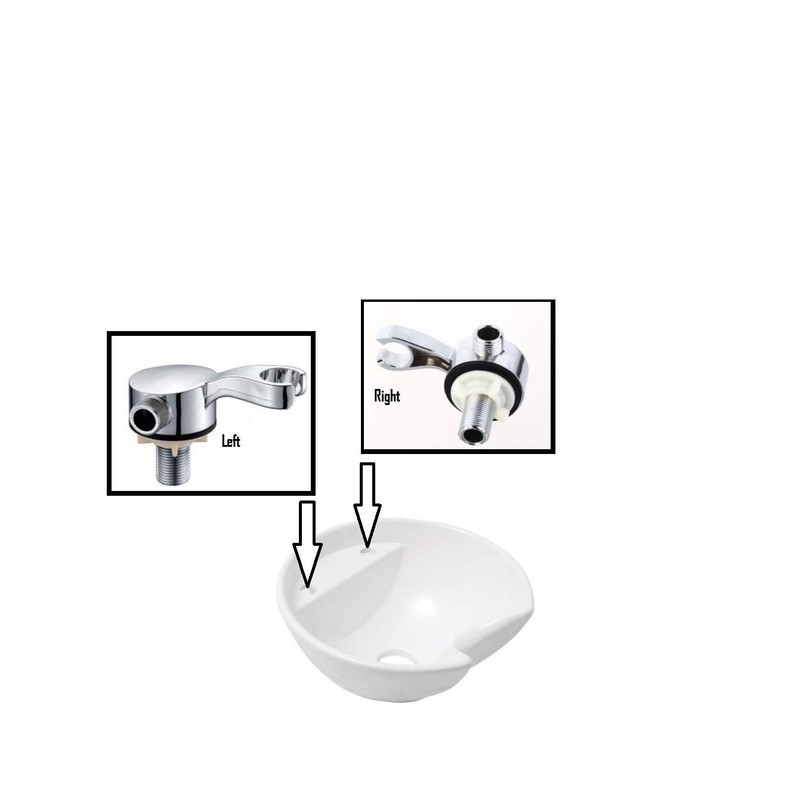 Shower Head Holders – Chrome Basin Sleeve – Female (ABS)