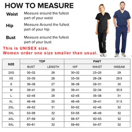 Dagacci Scrubs Medical Uniform Women and Man Scrubs Set Medical Scrubs Top and Pants, Hospital Green, X-Large