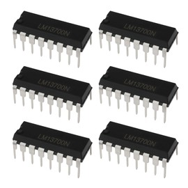 Create idea 6 Pieces LM13700 N National Dual Transconductance Operational Amplifier 16 DIL DIP LM13700 DIP 13700N DIP for Electrical Equipment Transconductance Amplifier