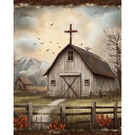 Christian Quotes Paint by Bumbers For Adults Beginner Christian Vintage DIY Paint by Number Acrylic Paint Canvas Inspirational Quotes Bedroom Decor Christian Painting Kits 16x20 Inch （without Frame ）