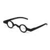 Inlefen Unisex Mini Round Frame Spring Hinge Reader Presbyopic Glasses,