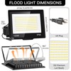 SHGPODA 2 Pack 120W LED Flood Light Outdoor, 14400LM Floodlights