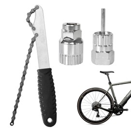 Lunaanda Bicycle Chain Whip Set: Cassette and Sprocket Puller Kit for Quick Repairs
