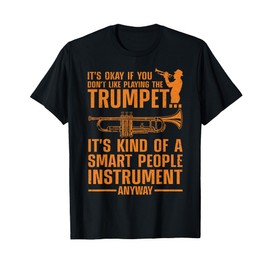 Cool Trumpet Art for Men Women Kid Trumpetist Trumpet Player T-Shirt