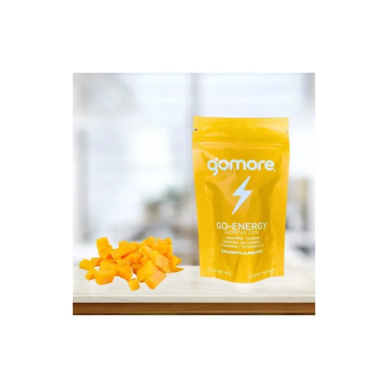 Gomore Creatina Gomitas Energéticas Sabor Mango 90g