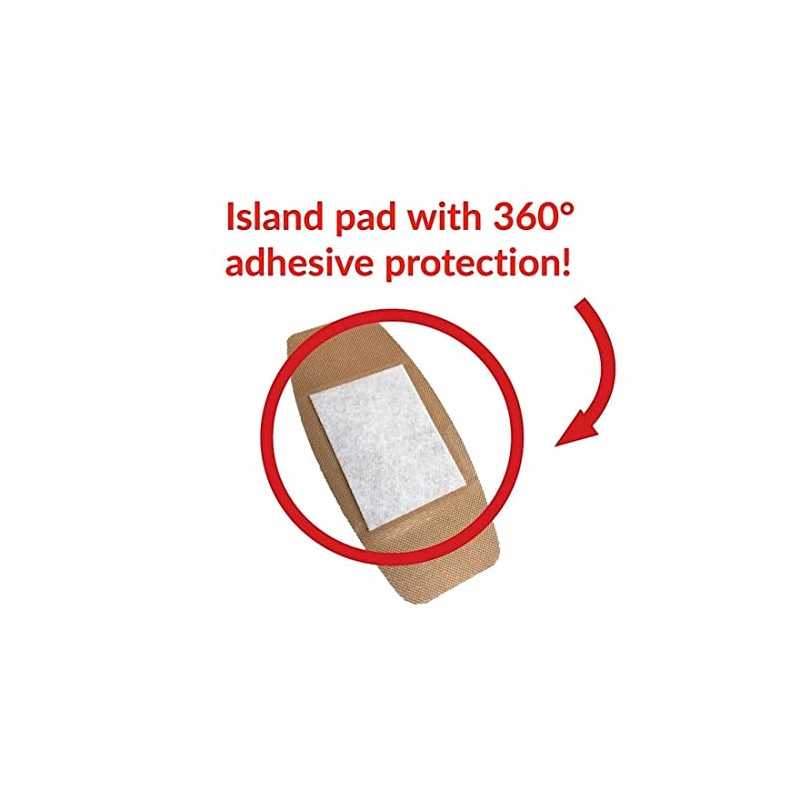 School Health - Adhesive Bulk Bandages, Plastic, 1" x 3"