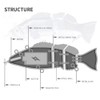 Electric Bait Swimming Robotic Segment Fishing Lure USB Charging Swim