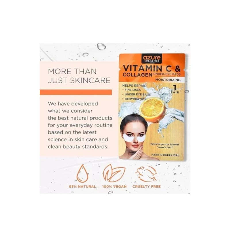 Azure Vitamin C & Collagen Moisturizing Under Eye Pads 5