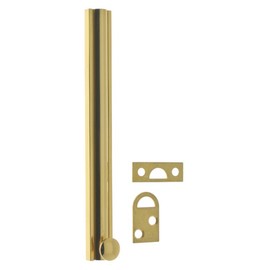 IDH by St. Simons idh by St. Simons 11066-003 Professional Grade Quality Genuine Solid Brass Surface Bolt with 1-Inch Throw, 8-Inch, Polished Brass