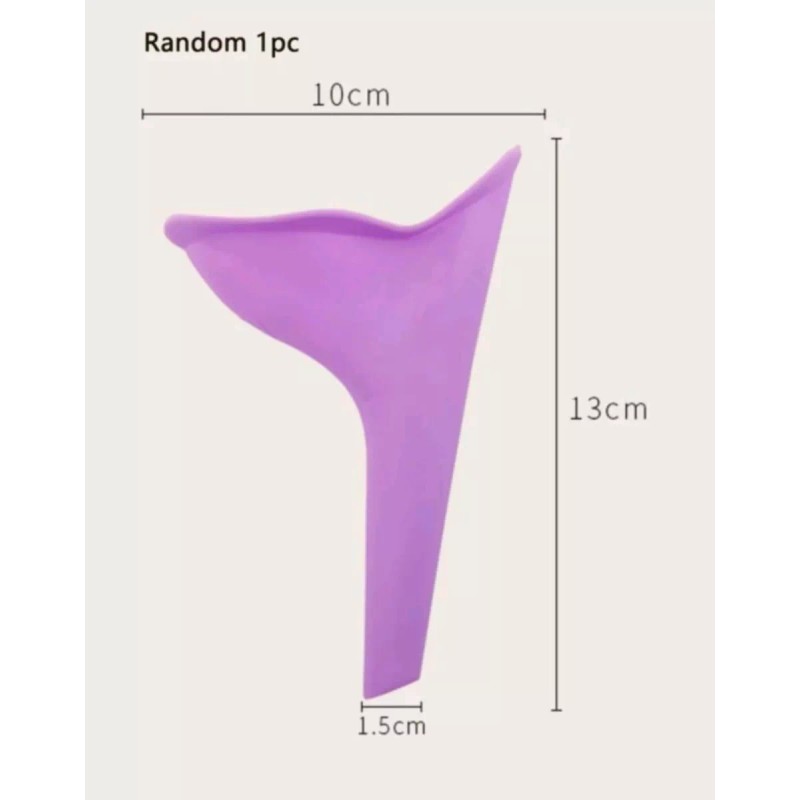 RinconKawaii Urinario Portátil Orinal De Viaje Femenino De Silicona