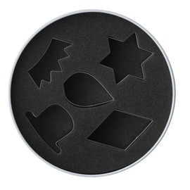 Georg Jensen December Tales The Family Cookie Tin With 5 Cookie Cutters - Christmas Nativity