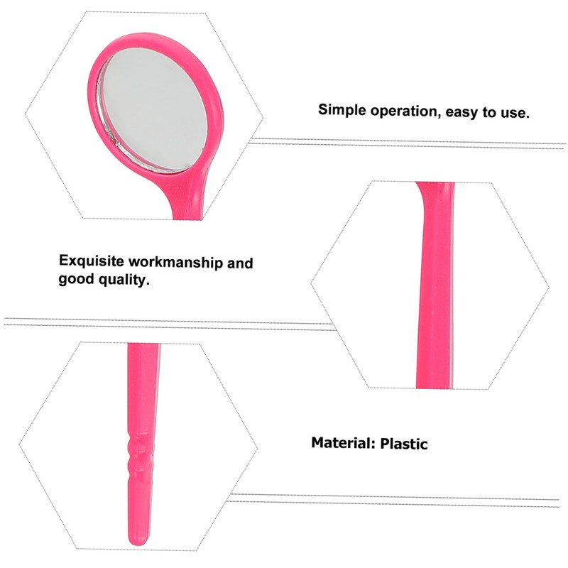 BUGUUYO Oral Mirrors 20pcs Disposable Kit Lightweight Safe for Adults